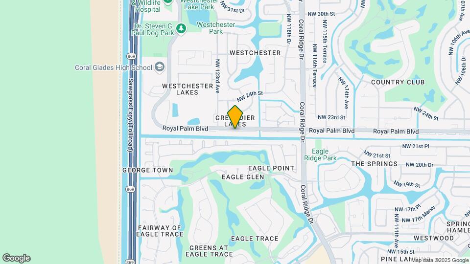 12210 Royal Palm Blvd Mapa y Detalles de la Ubicación