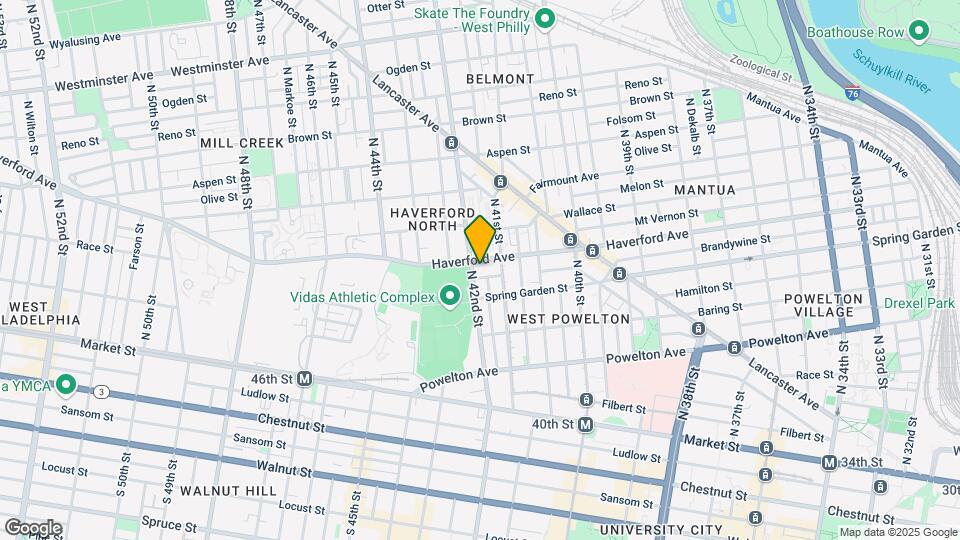 4122 Haverford Ave Map and Location Details