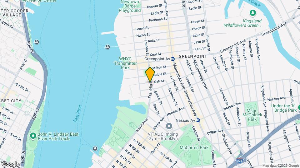 63 Franklin St Mapa y Detalles de la Ubicación