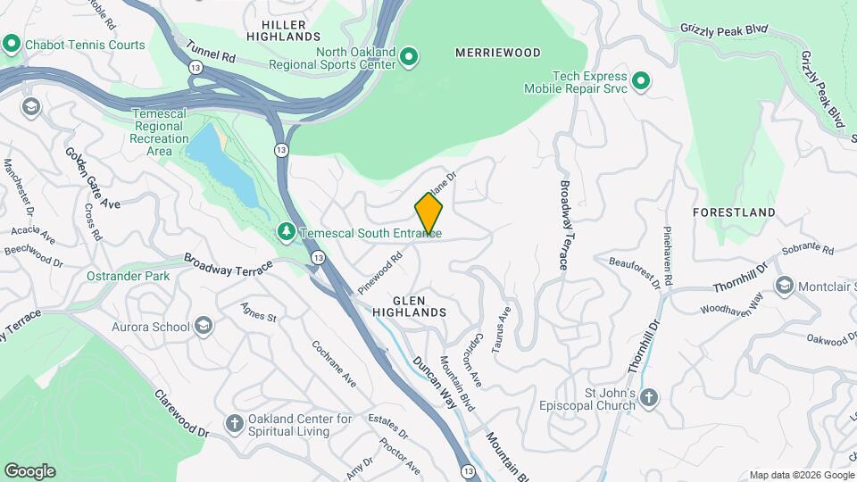 6121 Ruthland Rd Map and Location Details