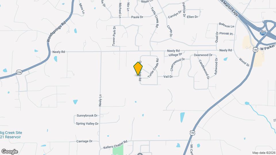 3313 Quail Ridge Rd Map and Location Details