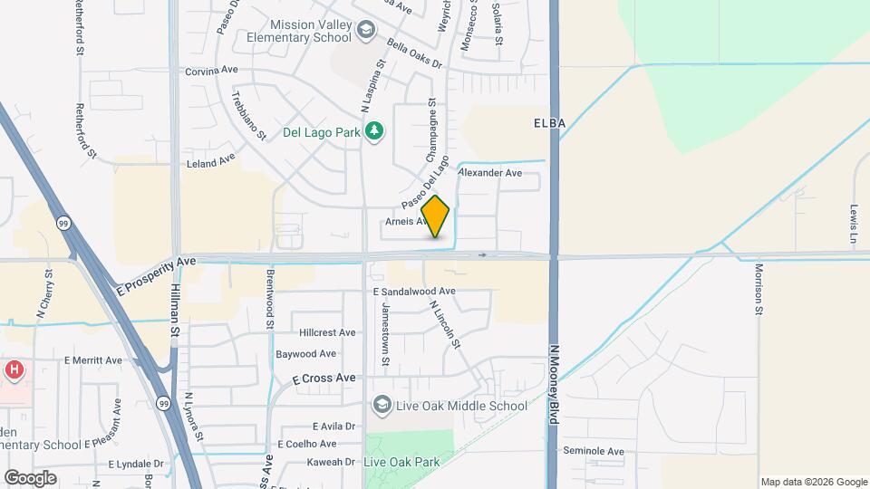 1849 Malvasia Ave Map and Location Details