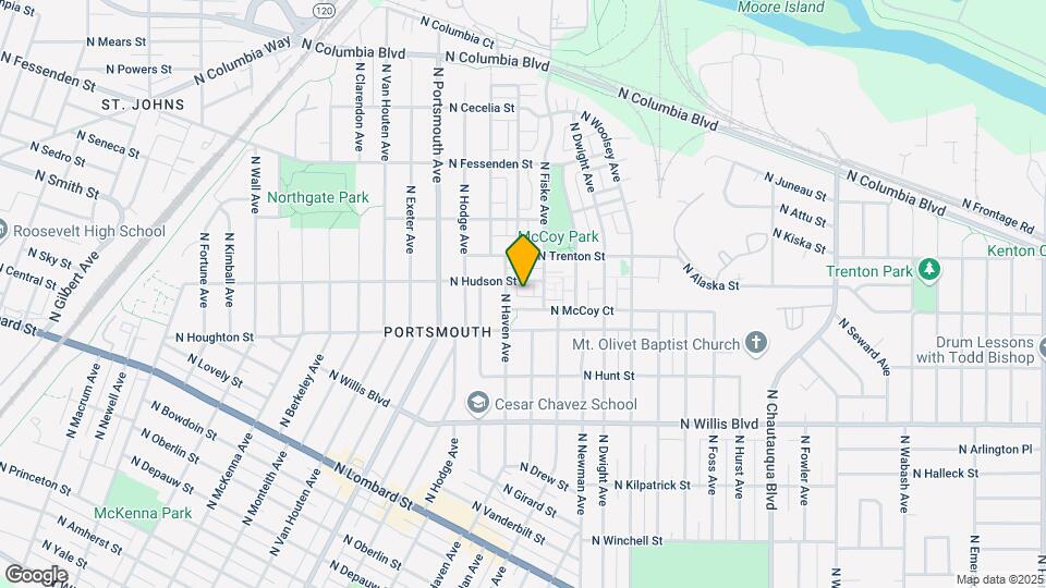 4944 N Hudson St Map and Location Details