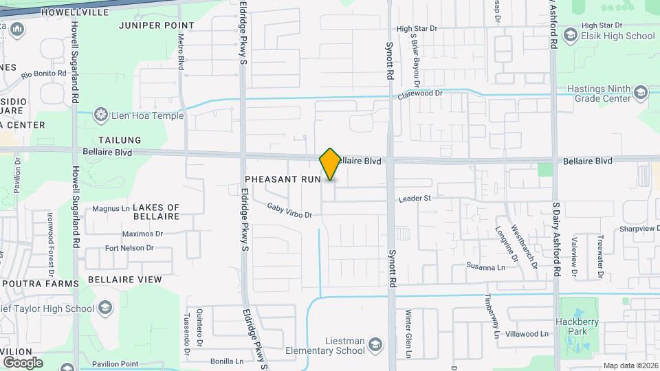 6826 Songbrook Dr Map and Location Details