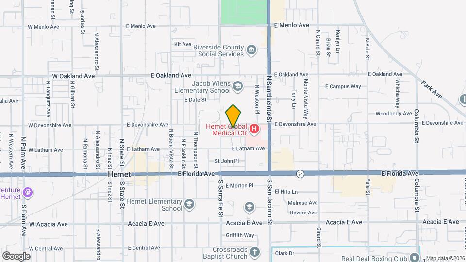 930 Calhoun Pl Map and Location Details
