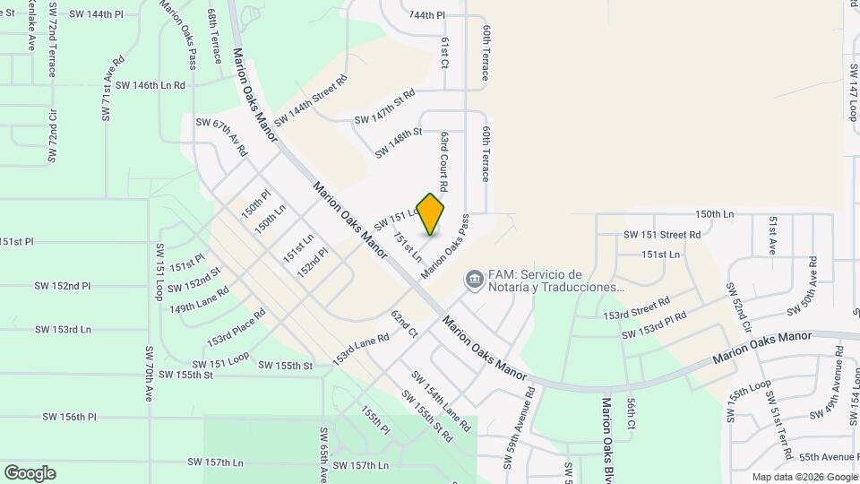 15137 SW 61st Ct Map and Location Details