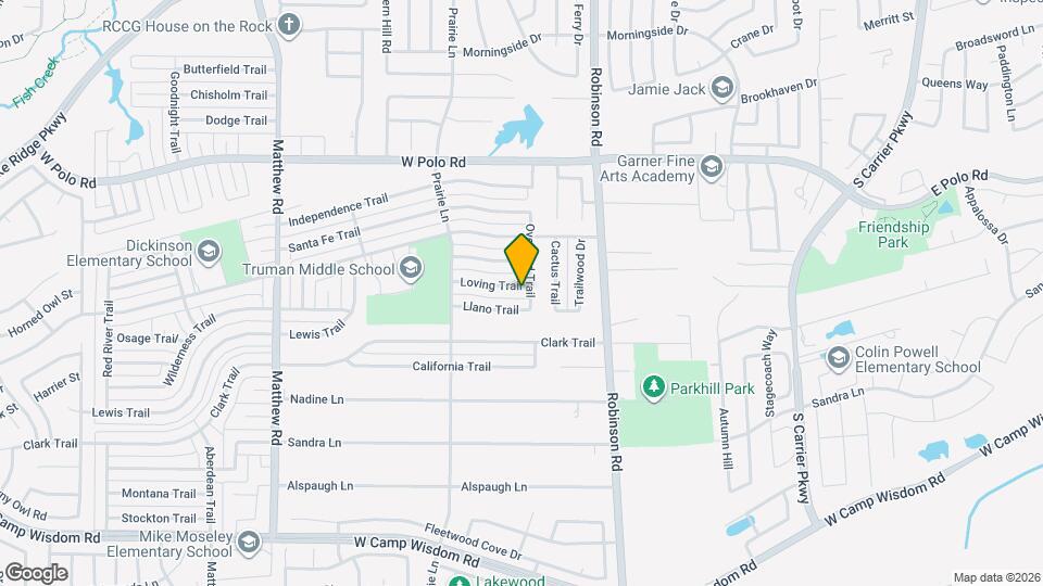 1005 Loving Trail Map and Location Details