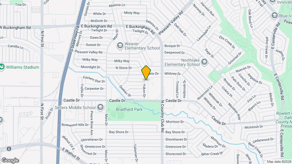 1314 Yukon Dr Map and Location Details