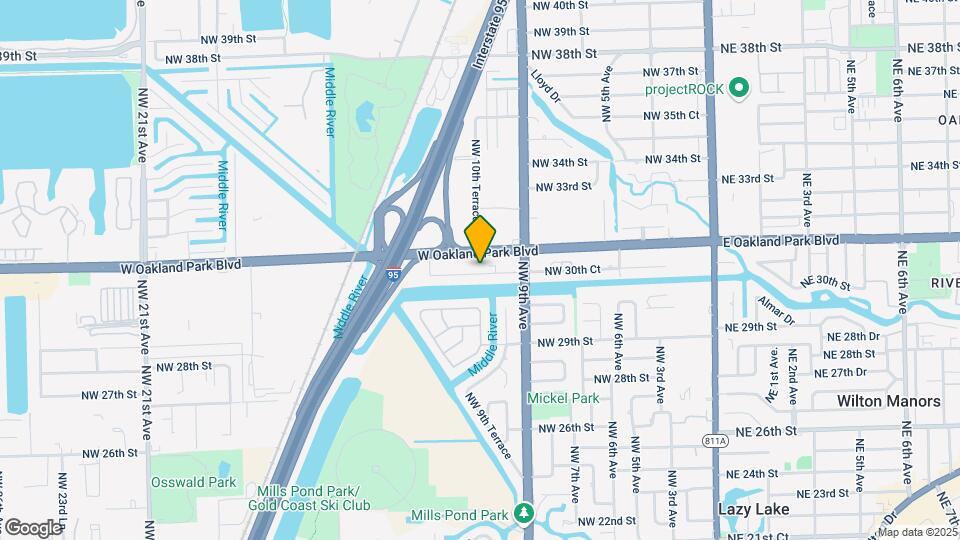 1017-1019 NW 30th Ct Map and Location Details
