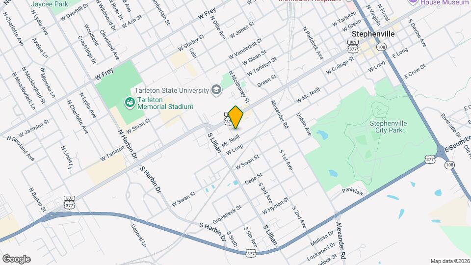 1361 W Mc Neill Map and Location Details