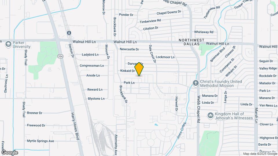3121 Park Ln Mapa y Detalles de la Ubicación