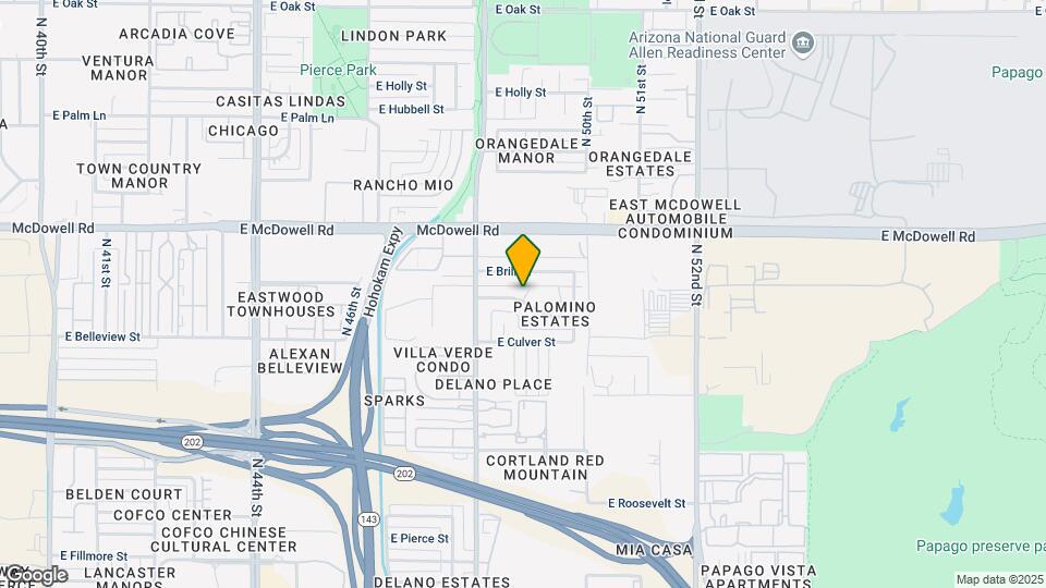 4838 E Willetta St Map and Location Details
