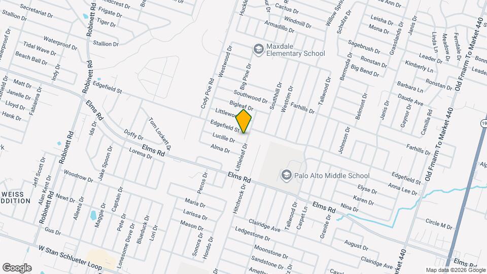 2600 Edgefield St Map and Location Details