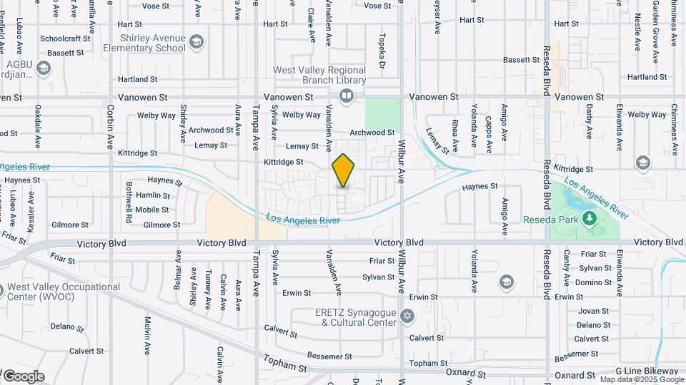 19031 Hamlin St Map and Location Details