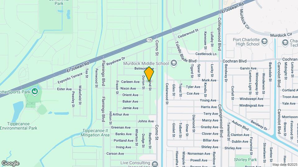2105 Redmond St Map and Location Details