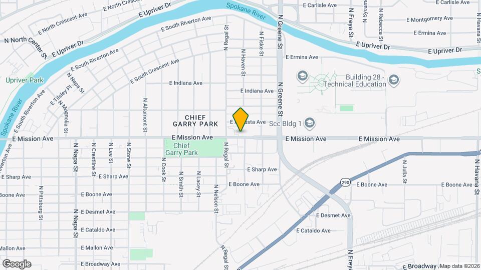 2927 E Mission Ave Map and Location Details