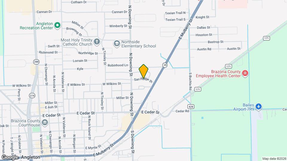 1232 San Felipe St Map and Location Details