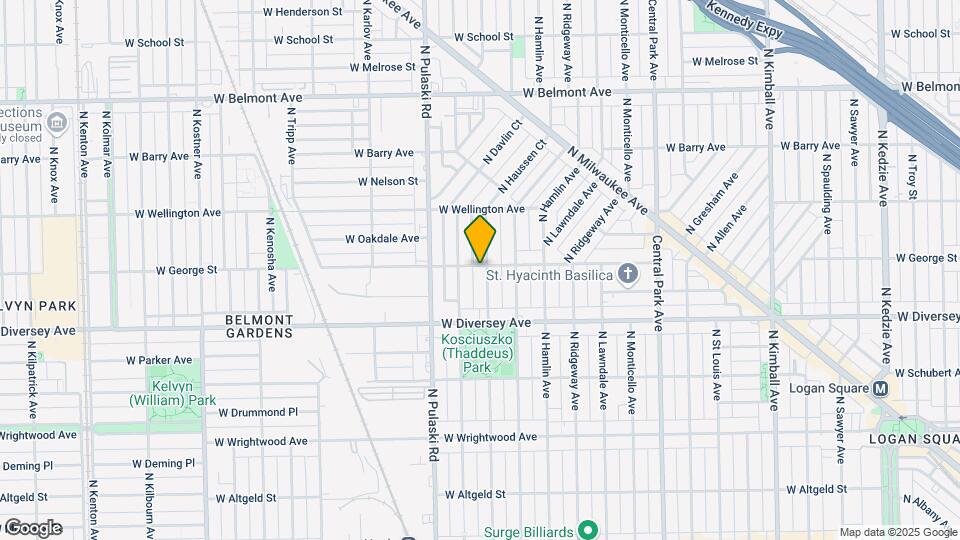 3905 W George St Map and Location Details