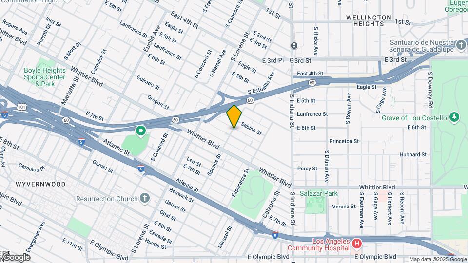 3501 Percy St Map and Location Details