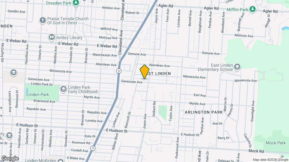 1846 Genessee Ave Map and Location Details