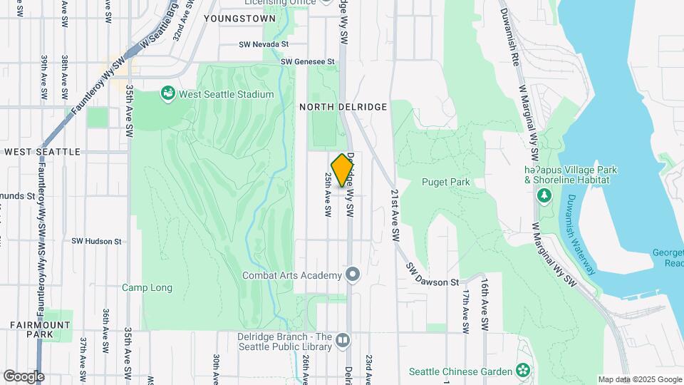 2408 SW Edmunds St Map and Location Details