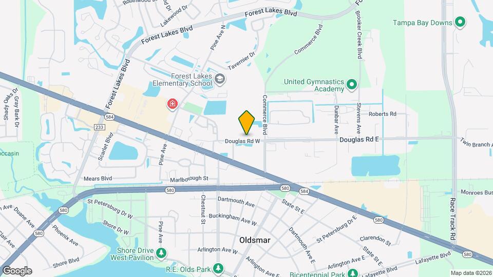 140 Douglas Rd W Map and Location Details