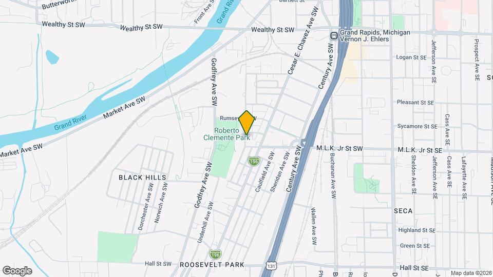 740 Oakland Ave SW Map and Location Details