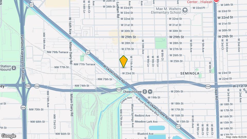 1166 W 24th St Map and Location Details