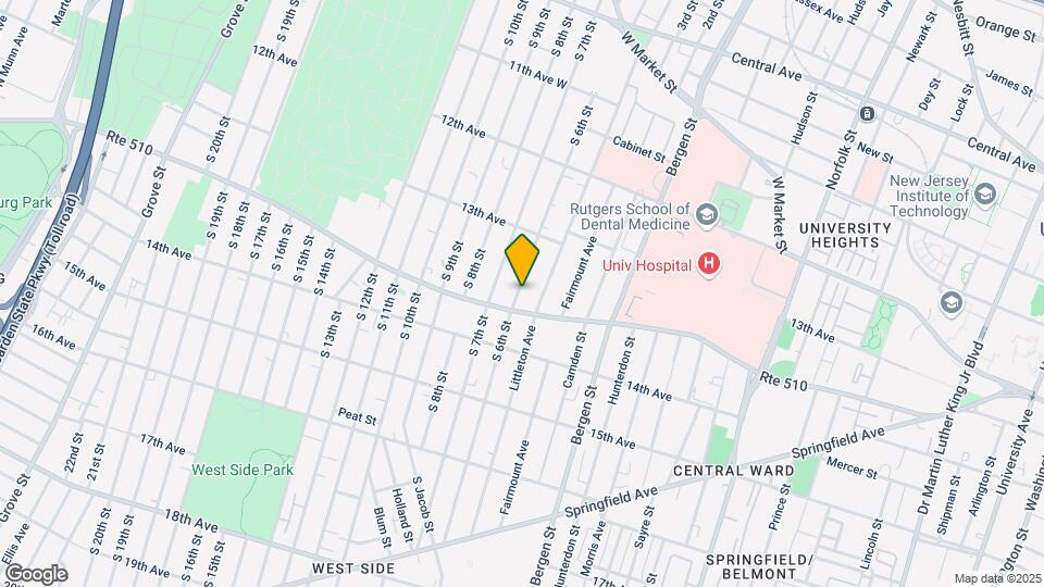 232 S 6th St-Unit -3 Map and Location Details