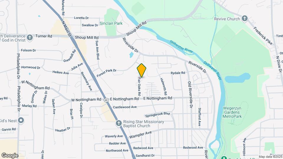 4354 Fair Oaks Rd Map and Location Details