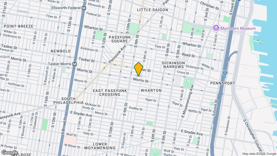 809 Morris St Map and Location Details