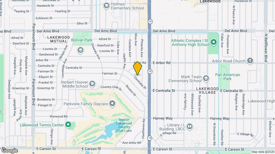 4009 Centralia St Mapa y Detalles de la Ubicación