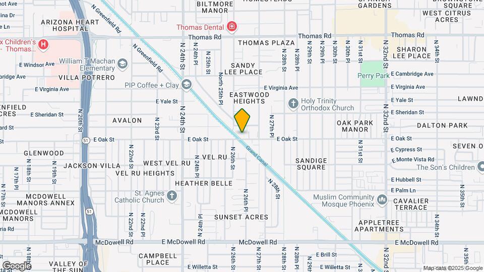Oakdale Townhome Apartments Map and Location Details