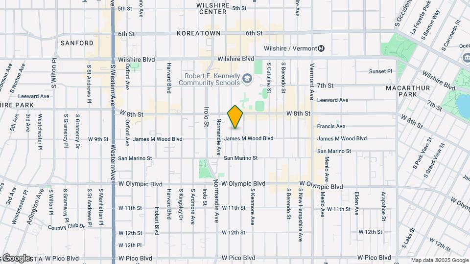 846-848 S Mariposa Ave Map and Location Details