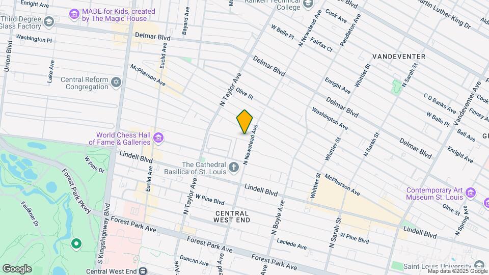 4415 Pershing Ave. Mapa y Detalles de la Ubicación