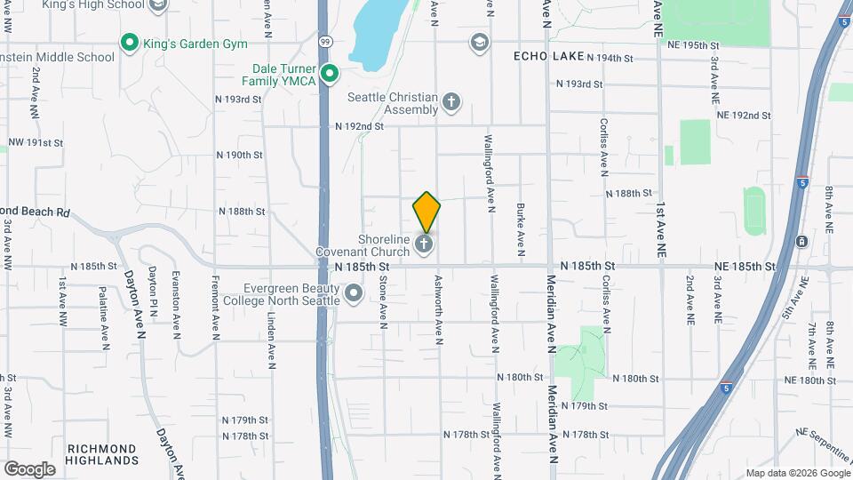 18529 Ashworth Ave N Map and Location Details