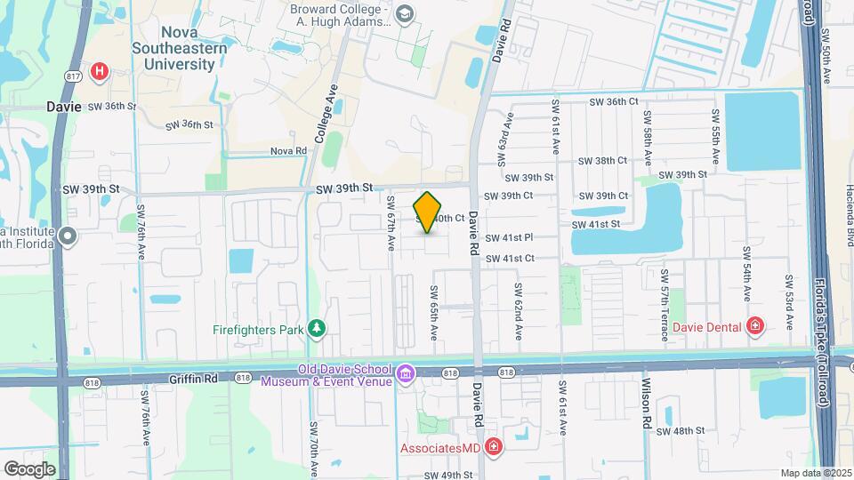 6568 SW 41st Pl Map and Location Details