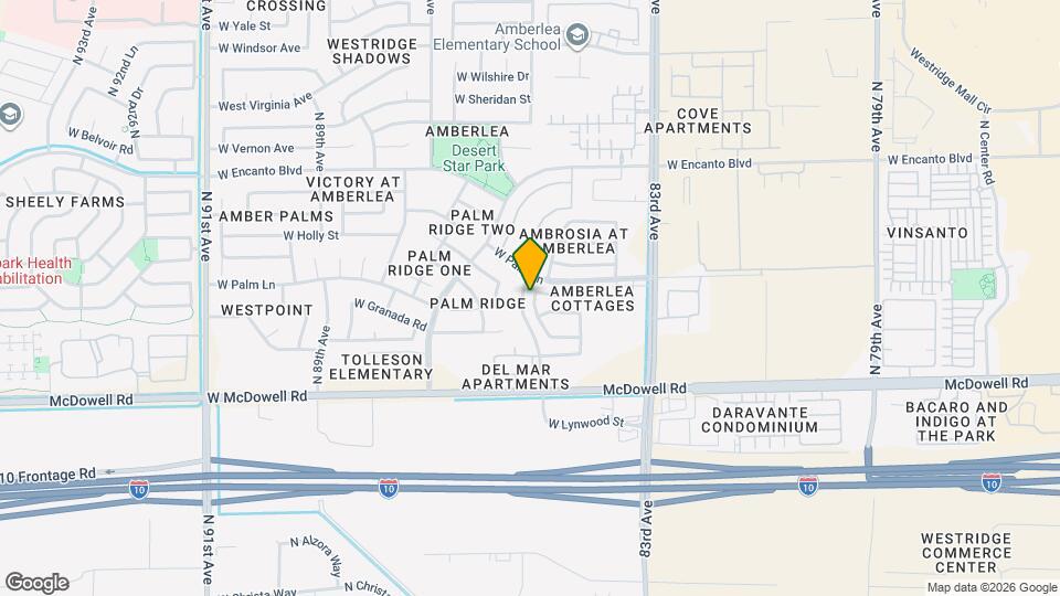 1850 N 84th Ln Map and Location Details