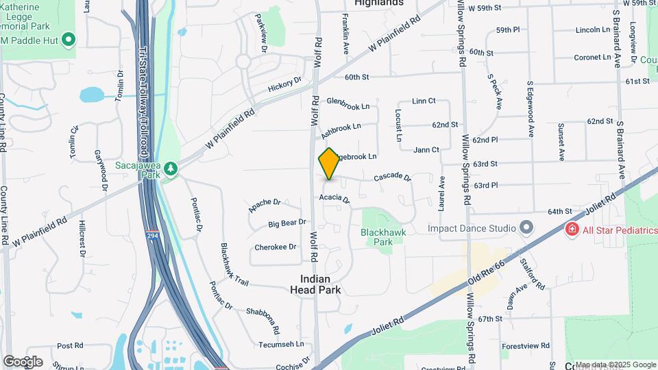 234 Cascade Dr Map and Location Details