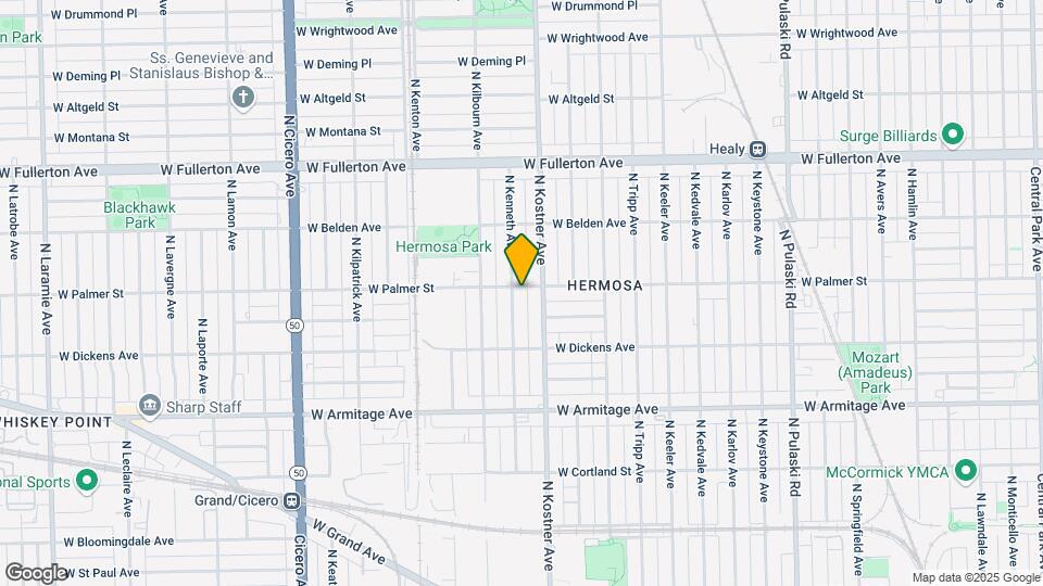2157 N Kenneth Ave Map and Location Details