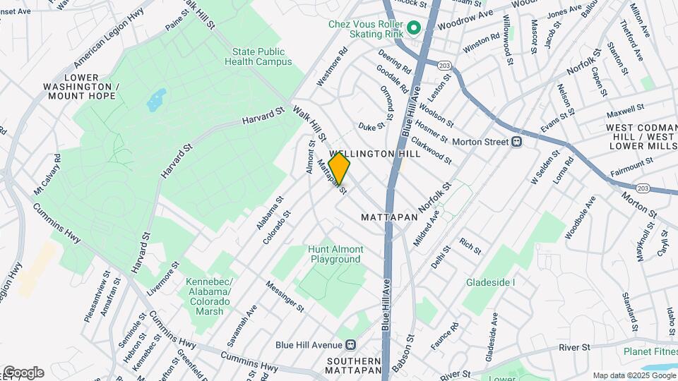 74 Mattapan St Map and Location Details