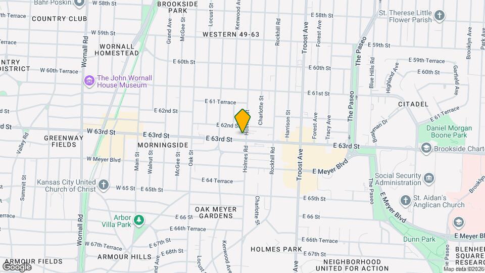 63 Brookside Map and Location Details