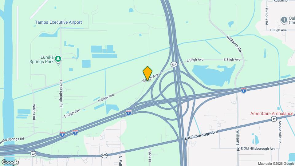 6121 N Falkenburg Rd Map and Location Details