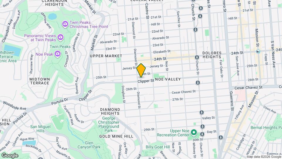 472 Clipper St Map and Location Details