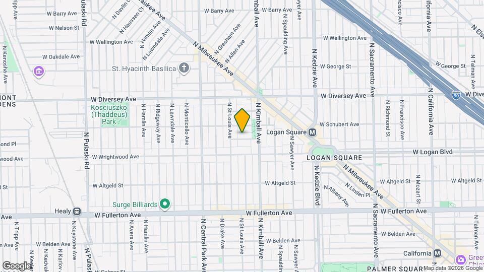 3434 W Drummond Plz, Unit 1 Map and Location Details