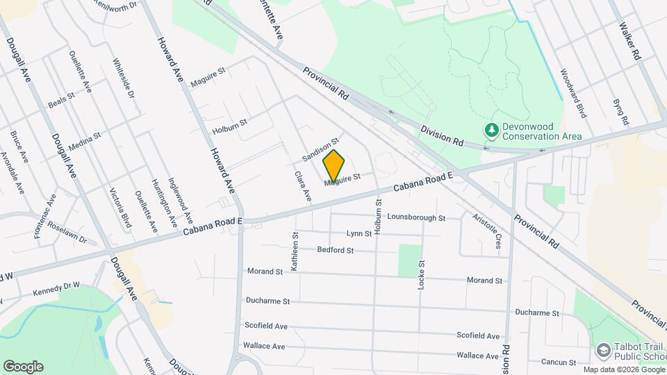 3873 Maguire St Map and Location Details