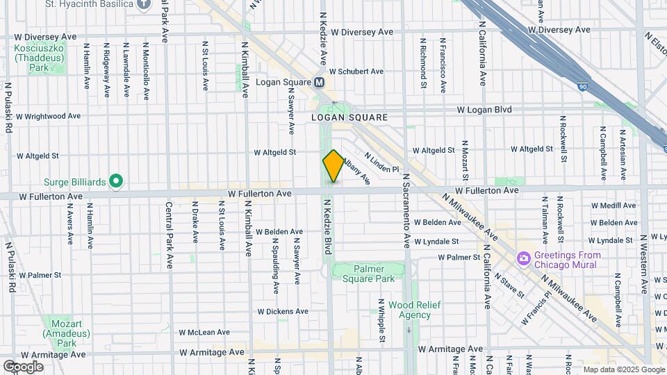 2401 N Kedzie Blvd Map and Location Details