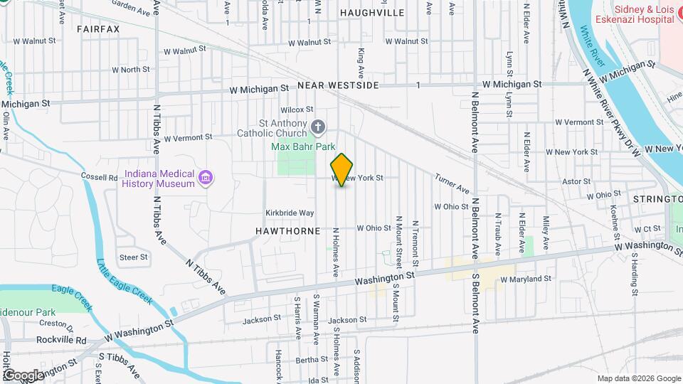 261 N Holmes Ave Map and Location Details