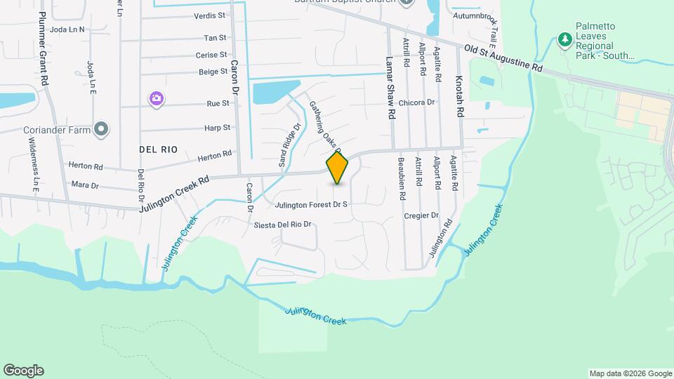 12841 Crest Ridge Dr Map and Location Details