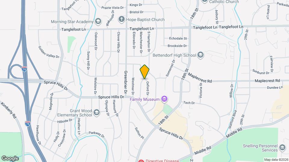 3129 Windsor Dr Map and Location Details